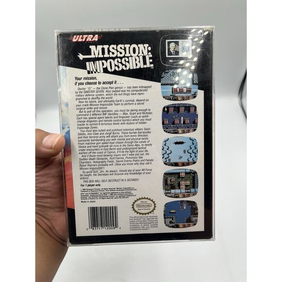 Mission Impossible NES Nintendo Complete CIB Great Condition! NICE! - Picture 8 of 11